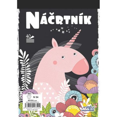 Náčrtník N54 A5 40listů