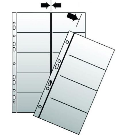 Náhradní obaly do vizitkáře A5 KARTON PP 10ks