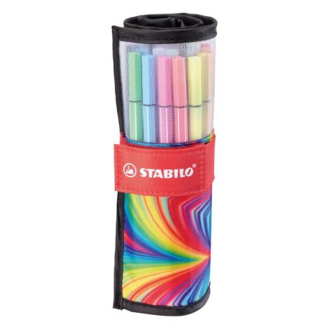 Sada popisovačů STABILO Pen 68 25 ks Rollerset `ARTY` Edition