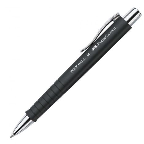 Kuličkové pero FABER-CASTELL Poly Ball černé