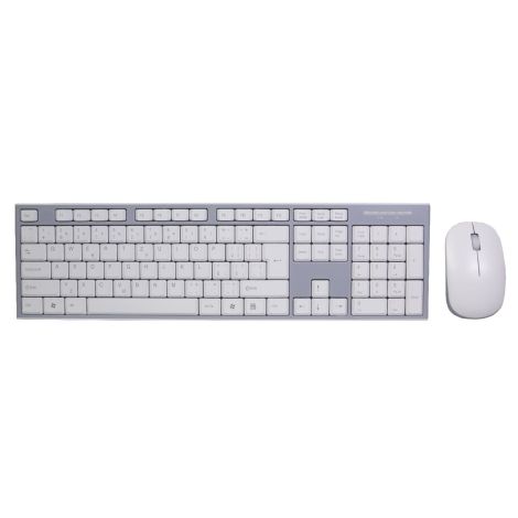 EVOLVEO WK-180, set bezdr. klávesnice a myši, biela WK-180