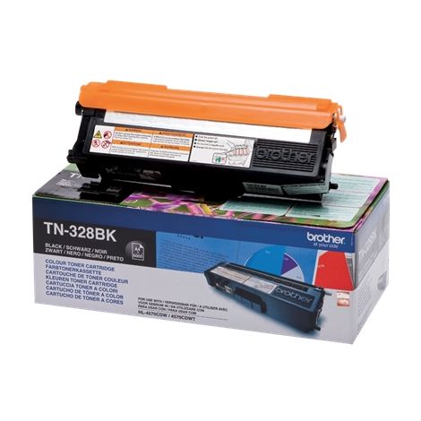 Toner Brother TN-328, černá (black), originál