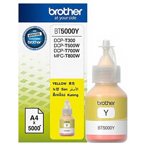 Cartridge Brother BT5000Y, žlutá (yellow), originál