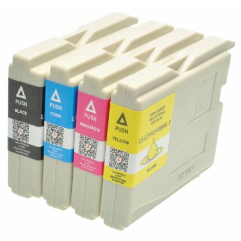 Cartridge Brother LC1000 VALBP, CMYK, čtyřbalení, multipack, alternativní