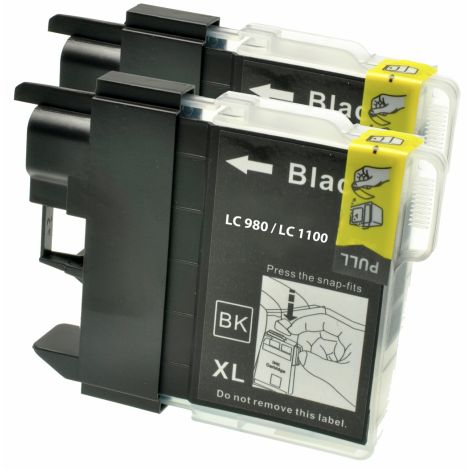 Cartridge Brother LC1100HY BKBP2, dvojbalení, černá (black), alternativní