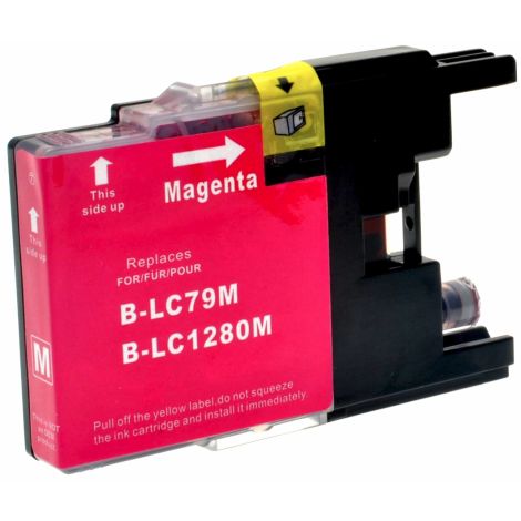 Cartridge Brother LC1280XLM, purpurová (magenta), alternativní