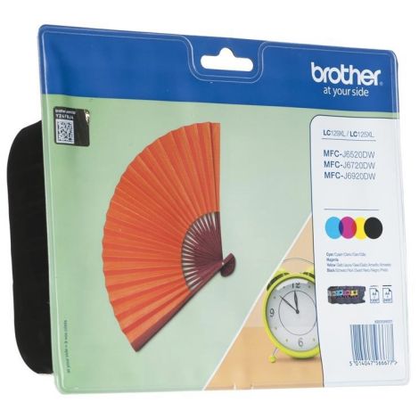 Cartridge Brother LC129XL VALBP. CMYK, čtyřbalení, multipack, originál