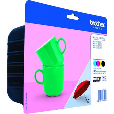 Cartridge Brother LC227XL VALBP, CMYK, čtyřbalení, multipack, originál