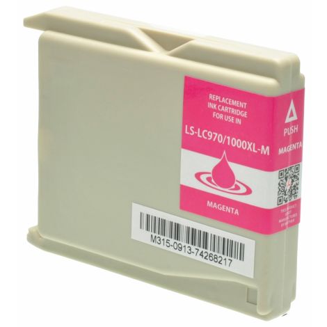 Cartridge Brother LC970M, purpurová (magenta), alternativní