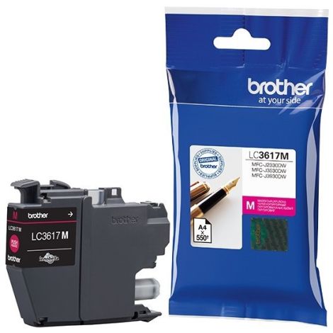 Cartridge Brother LC3617M, purpurová (magenta), originál