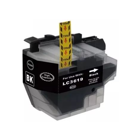 Cartridge Brother LC3619XLBK, černá (black), alternativní