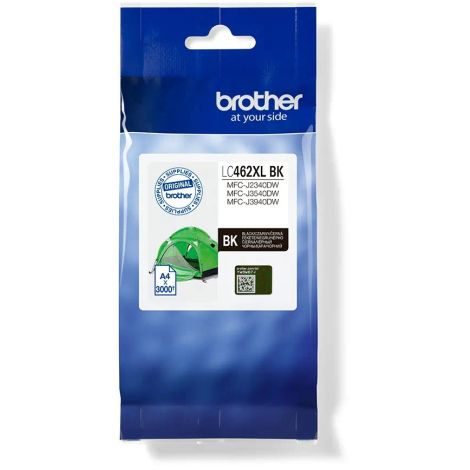 Cartridge Brother LC462XLBK, černá (black), originál