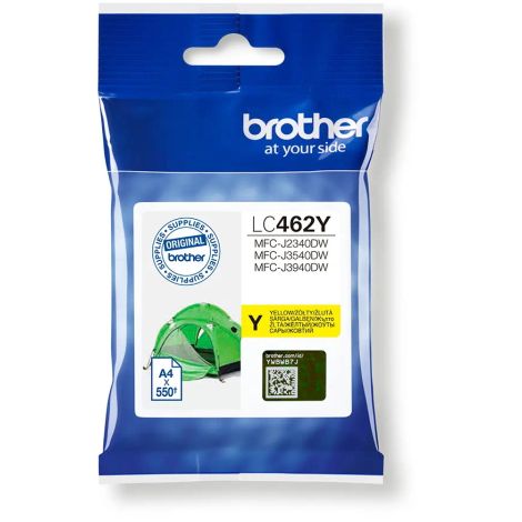 Cartridge Brother LC462Y, žlutá (yellow), originál