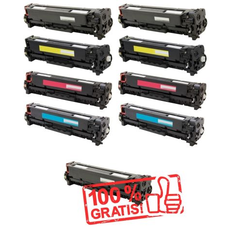 Toner 2 x Canon 718, CRG-718, CMYK + CRG-718 černá ZDARMA, multipack, alternativní