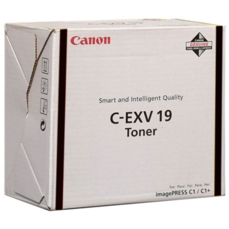 Toner Canon C-EXV19BK, černá (black), originál