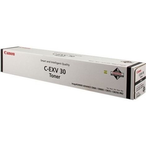 Toner Canon C-EXV30BK, černá (black), originál