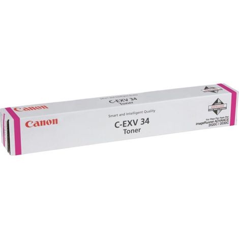 Toner Canon C-EXV34, purpurová (magenta), originál