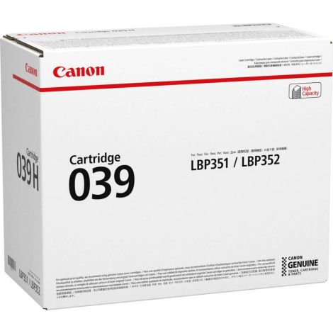 Toner Canon 039, CRG-039, 0287C001, černá (black), originál