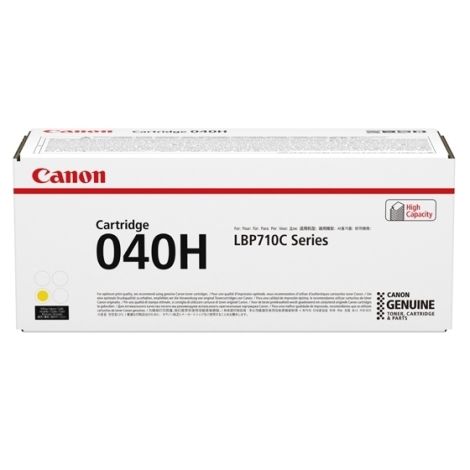 Toner Canon 040H Y, CRG-040H Y, žlutá (yellow), originál