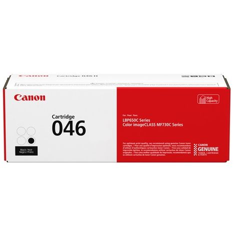 Toner Canon 046 BK, CRG-046 BK, černá (black), originál