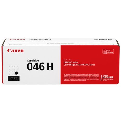 Toner Canon 046H BK, CRG-046H BK, černá (black), originál