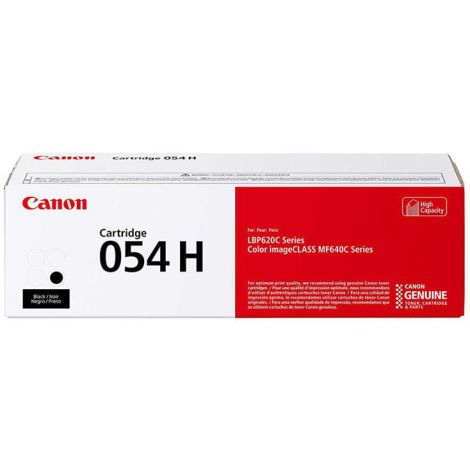 Toner Canon 054H BK, CRG-054H BK, 3028C002, černá (black), originál