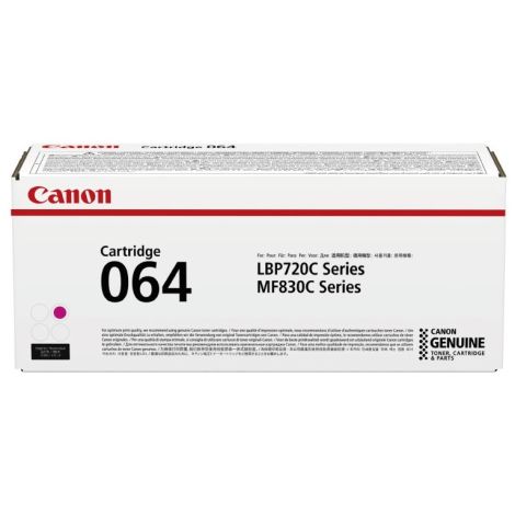 Toner Canon 064 M, CRG-064 M, 4933C001, purpurová (magenta), originál