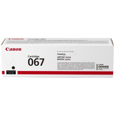 Toner Canon 067 BK, CRG-067 BK, 5102C002, černá (black), originál