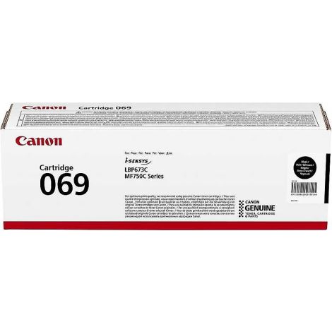 Toner Canon 069 BK, CRG-069 BK, 5094C002, černá (black), originál