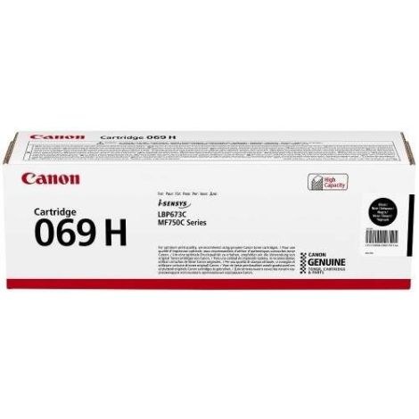 Toner Canon 069H BK, CRG-069H BK, 5098C002, černá (black), originál