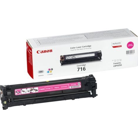 Toner Canon 716, CRG-716, purpurová (magenta), originál