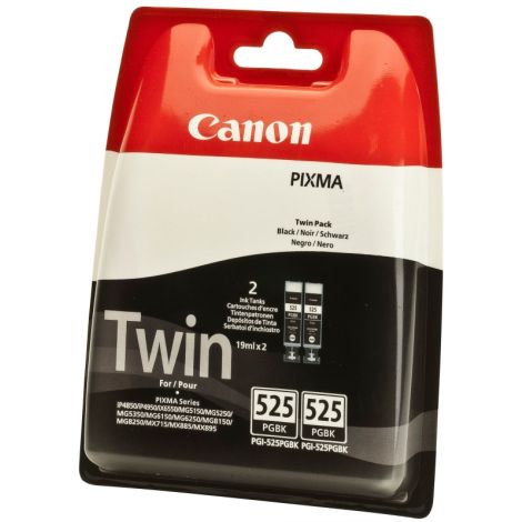 Cartridge Canon PGI-525PGBK, 4529B010, 2-pack, černá (black), originál