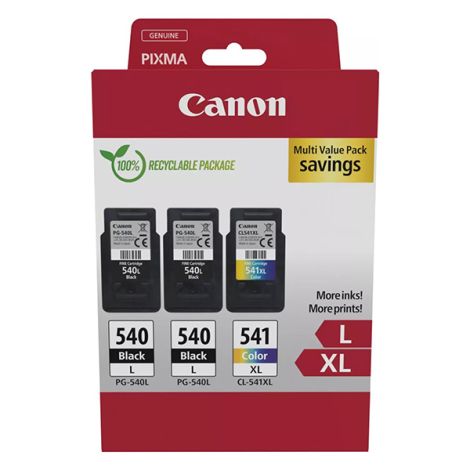 Cartridge Canon 2 x PG-540L + CL-541XL, 5224B017, multipack, originál