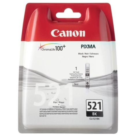 Cartridge Canon CLI-521BK, černá (black), originál