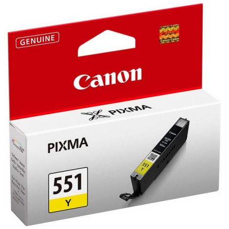 Cartridge Canon CLI-551Y, 6511B001, žlutá (yellow), originál