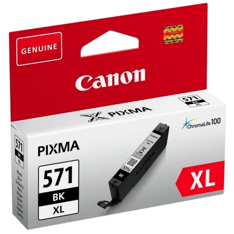 Cartridge Canon CLI-571BK XL, 0331C001, černá (black), originál