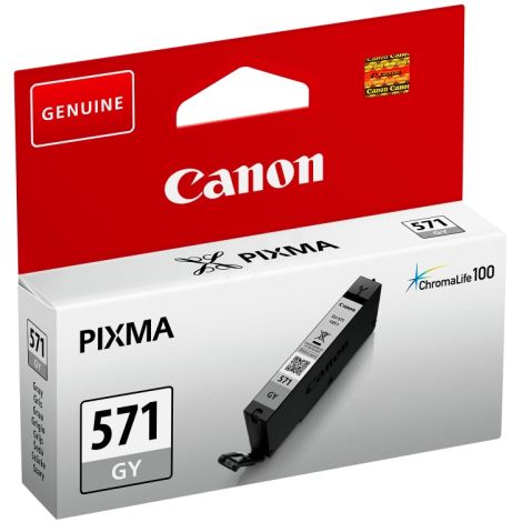 Cartridge Canon CLI-571GY, 0389C001, šedá (gray), originál