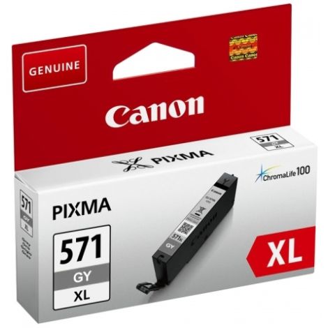 Cartridge Canon CLI-571GY XL, 0335C001, šedá (gray), originál