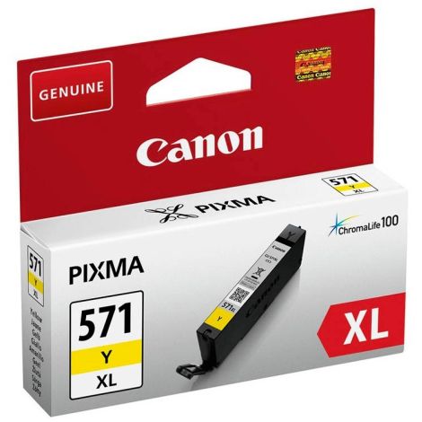 Cartridge Canon CLI-571Y XL, 0334C001, žlutá (yellow), originál