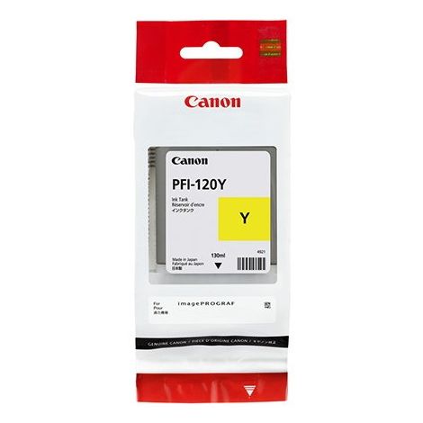 Cartridge Canon PFI-120Y, 2888C001, žlutá (yellow), originál