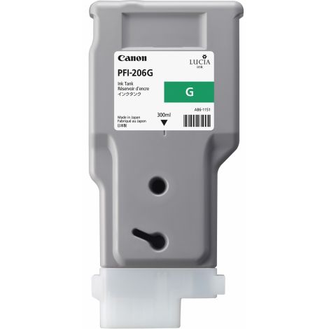 Cartridge Canon PFI-206G, zelená (green), originál