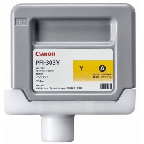 Cartridge Canon PFI-303Y, žlutá (yellow), originál