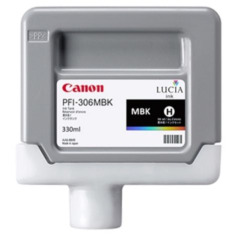 Cartridge Canon PFI-306MBK, matná černá (matte black), originál