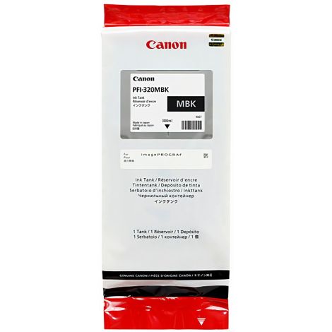 Cartridge Canon PFI-320MBK, 2889C001, matná černá (matte black), originál