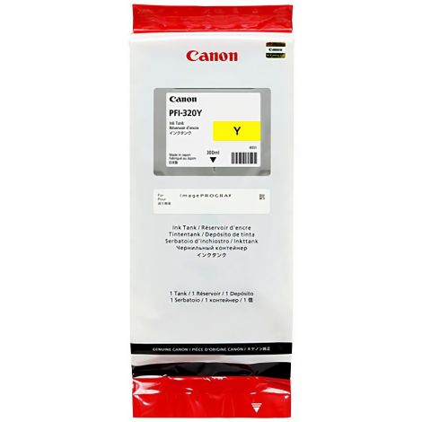 Cartridge Canon PFI-320Y, 2893C001, žlutá (yellow), originál