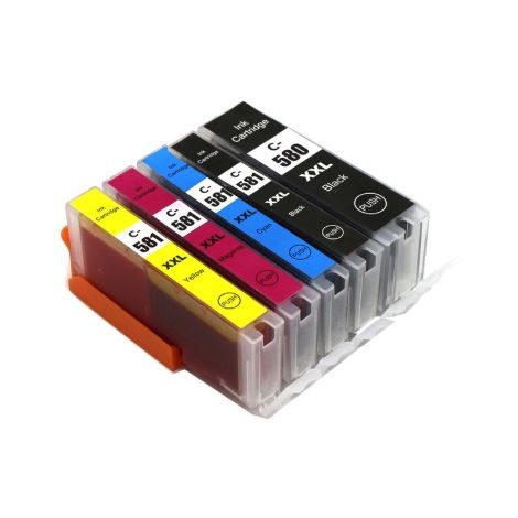 Cartridge Canon CLI-581 XXL CMYK, PGI-580 XXL, 5-pack, multipack, alternativní