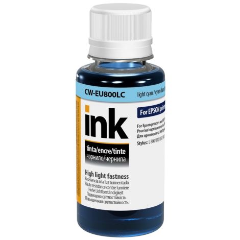 Inkoust pro kazetu Epson T6735, dye, odolné voči UV, světlá azurová (light cyan)