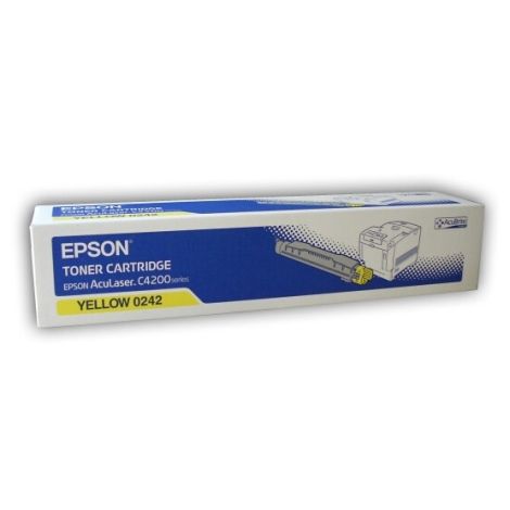 Toner Epson C13S050242 (C4200), žlutá (yellow), originál