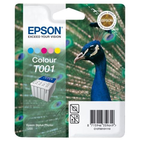 Cartridge Epson T001, černá (black), originál