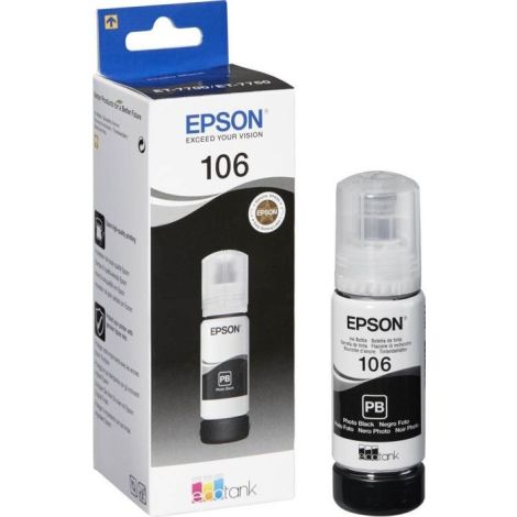 Cartridge Epson 106, C13T00R140, černá (black), originál